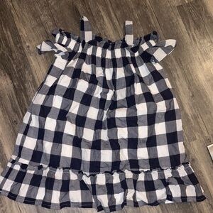 Janie and Jack - navy / white picnic dress
Size 8
